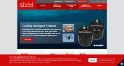 Desktop Screenshot of kvh.com