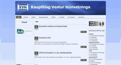 Desktop Screenshot of kvh.is